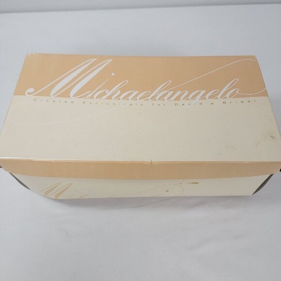 Michaelangelo Michael Angelo Heels shoes Heel MARLY Women's Size 8.5 sequins - Picture 10 of 10